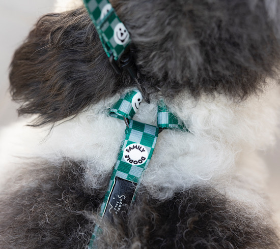 DARK MINT & MARBLE HARNESS  - Doodle Pals zdjęcie 2